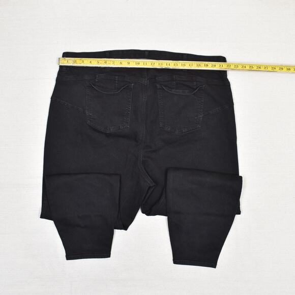 Torrid Women's Skinny Jeans Zip Solid Cotton Blend Black Plus Size 28R Premium - Picture 4 of 8